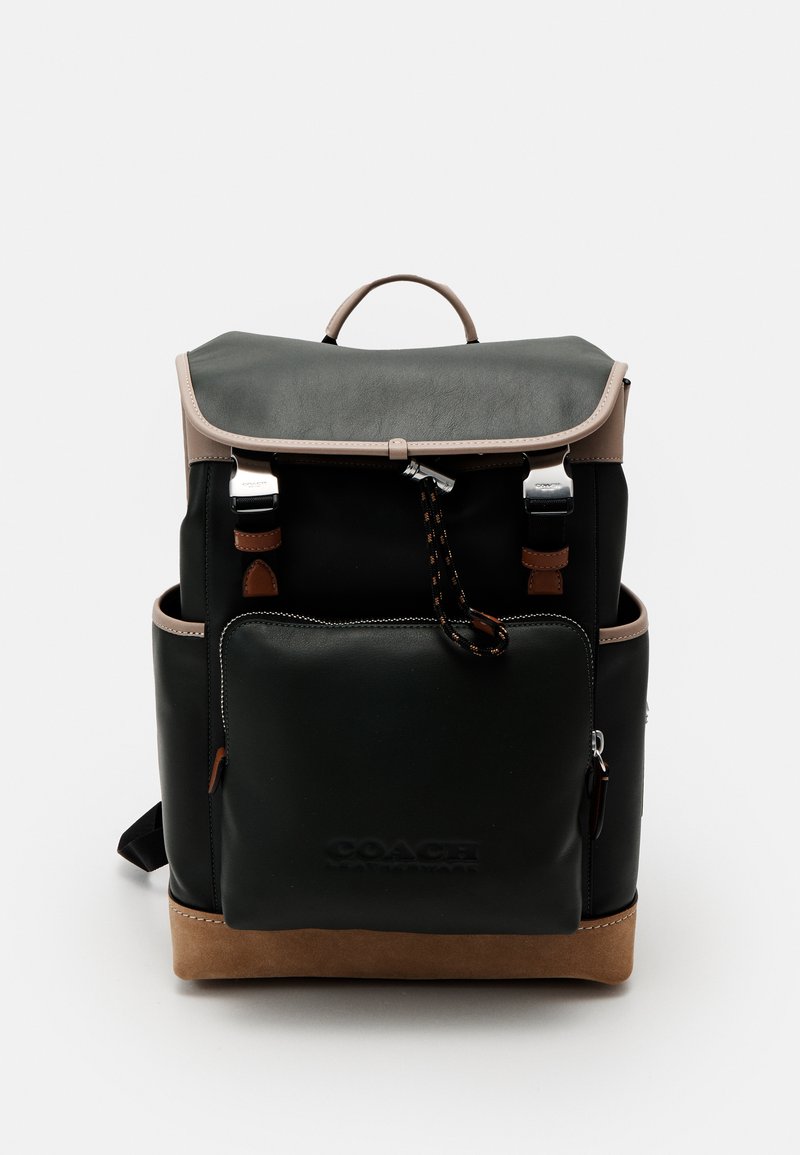 Coach LEAGUE FLAP BACKPACK UNISEX Mochila amazon green multi/verde