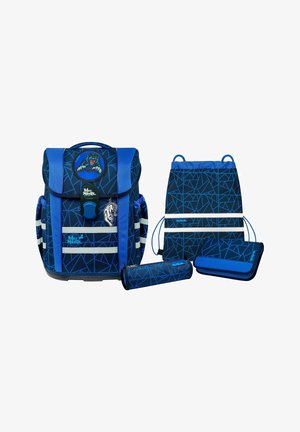 Daisy Blue Kinder-Bettwäsche-Set 4-teilig – Mit Gänseblümchen-Druck, Blau/weiß, Microfaser