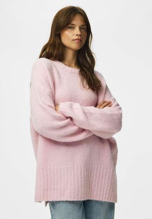 Pieces, KNITTED JUMPER PCTINA - Pullover - roseate spoonbill
