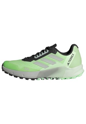 AGRAVIC FLOW 2.0  - Laufschuh Trail - semi green spark   wondersilver   core black