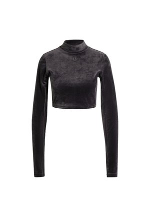 FASHION CROP - Bluză cu mânecă lungă - black