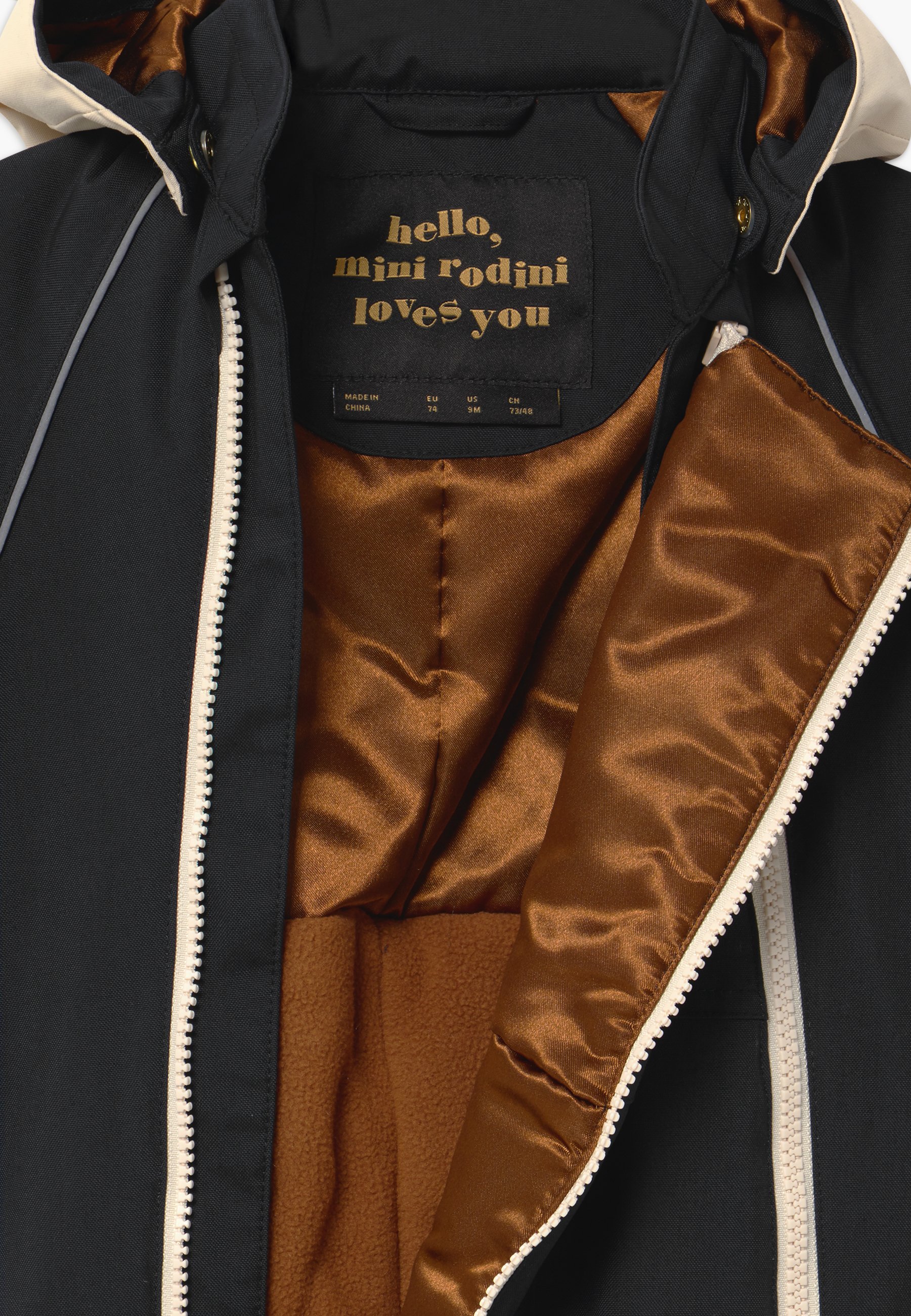 mini rodini panda snowsuit