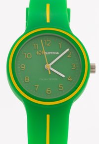 Superga JUNIOR - Laikrodis - verde/giallo