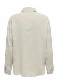 JDY LANGARM JDYTHEIS - Button-down blouse - silver lining