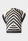 SCARF TUNIC - Блуза - black