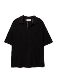 SHORT SLEEVE RUSTIC - Poloshirt - black