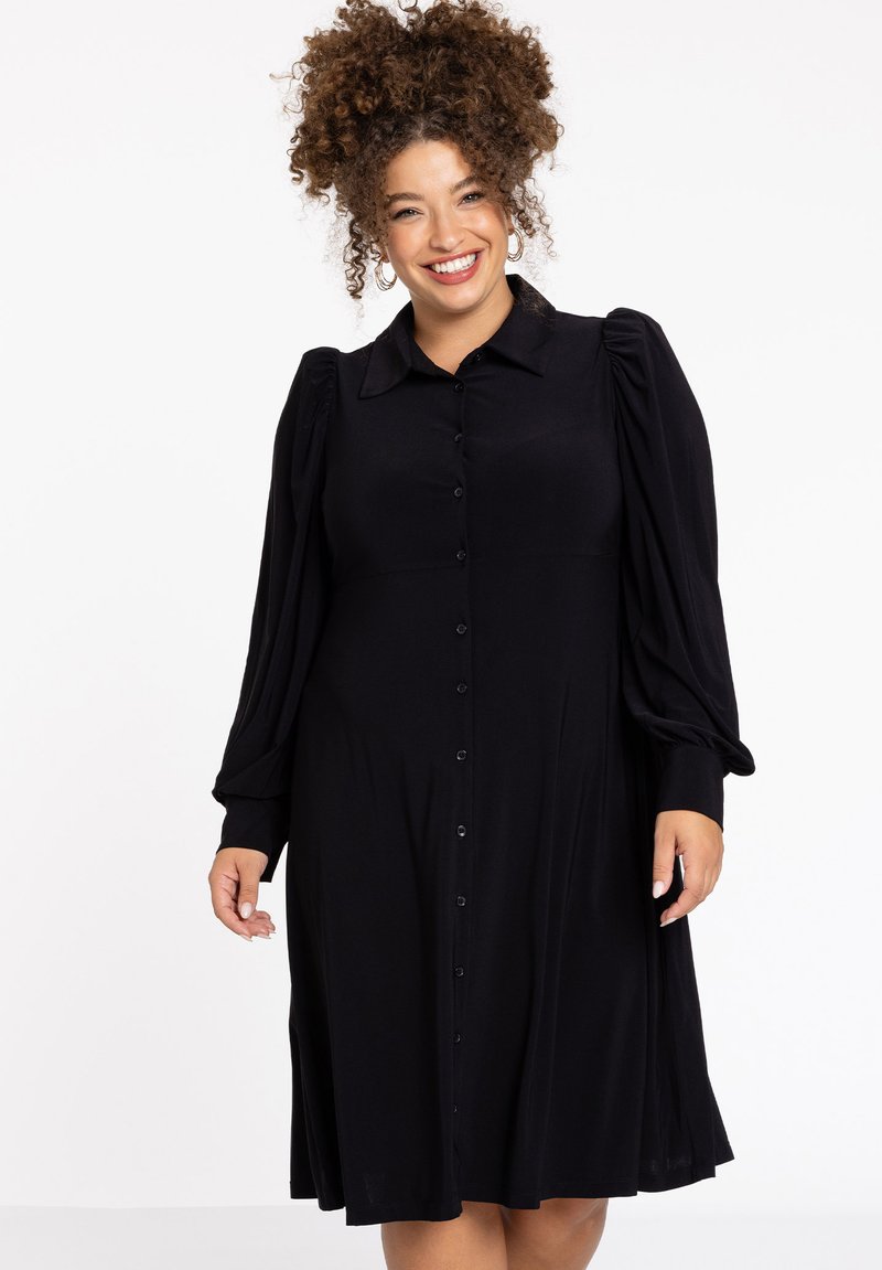 YOEK Blusenkleid - black