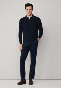Hackett London Långärmad tröja - navy