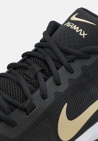 Nike Performance AIR MAX IMPACT 4 - Sapatilhas de basquetebol - black/metallic gold star/anthracite/white