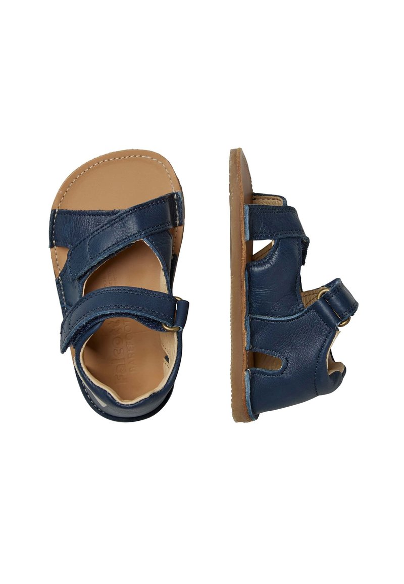 Sandali Semi Chiusi Falcotto ALBY In Pelle - Comodi, Con Suola In Gomma, Chiusura A Velcro, Uomo O Donna