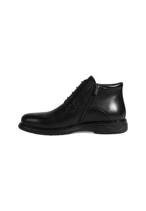Schnürstiefelette - black