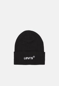 Levi's® - WORDMARK BEANIE UNISEX - Mütze - regular black Thumbnail-Bild 1