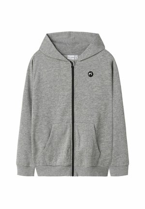 NKMVIMO CARD BRU - Jaka ar rāvējslēdzēju - grey melange