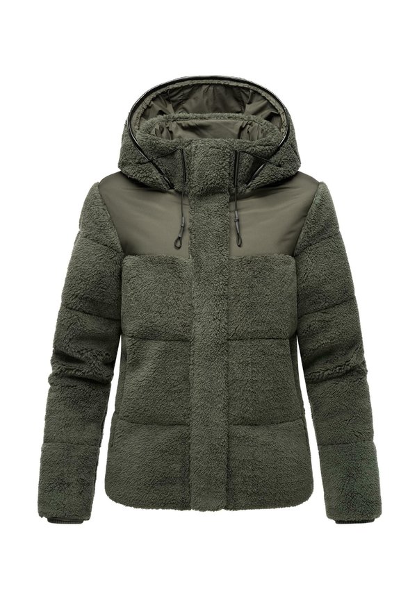 KAPUZENPLÜSCH KAGURAA - Winterjacke - olive