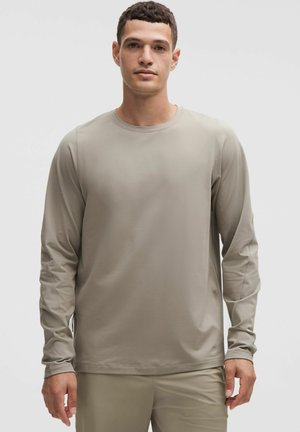 RULU FLEECE CREWNECK LONG SLEEVE - Hosszú ujjú felső - warm ash grey