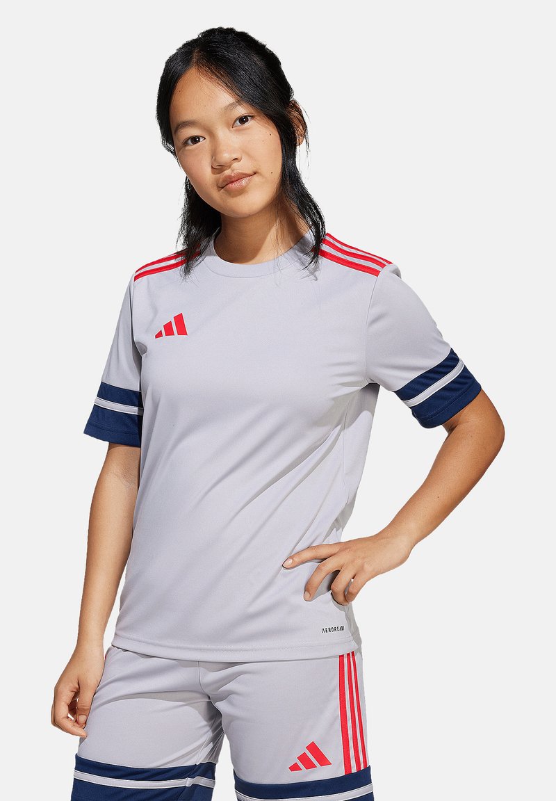 adidas Performance SQUADRA SHORT SLEEVE UNISEX - Sport T-shirt - graublau