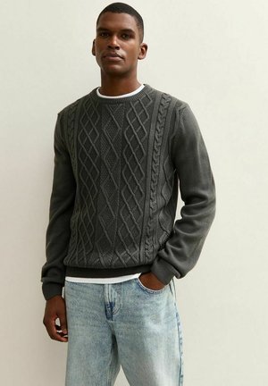 Strickpullover - dark grey