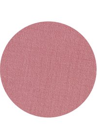 Runder Stoffmuster in sanftem Rosa, strukturiert für ein gewebtes Aussehen. Das Material deutet auf eine Baumwoll- oder Leinenmischung mit einem subtilen, einheitlichen Finish hin.