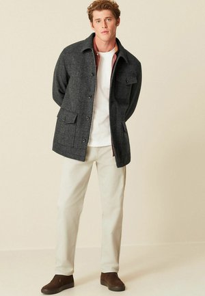 CHECK THREE POCKET . - Cappotto corto - grey