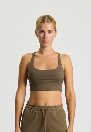 BUTTER SOFT SEINNA - Sport-bh met medium support - dark brown