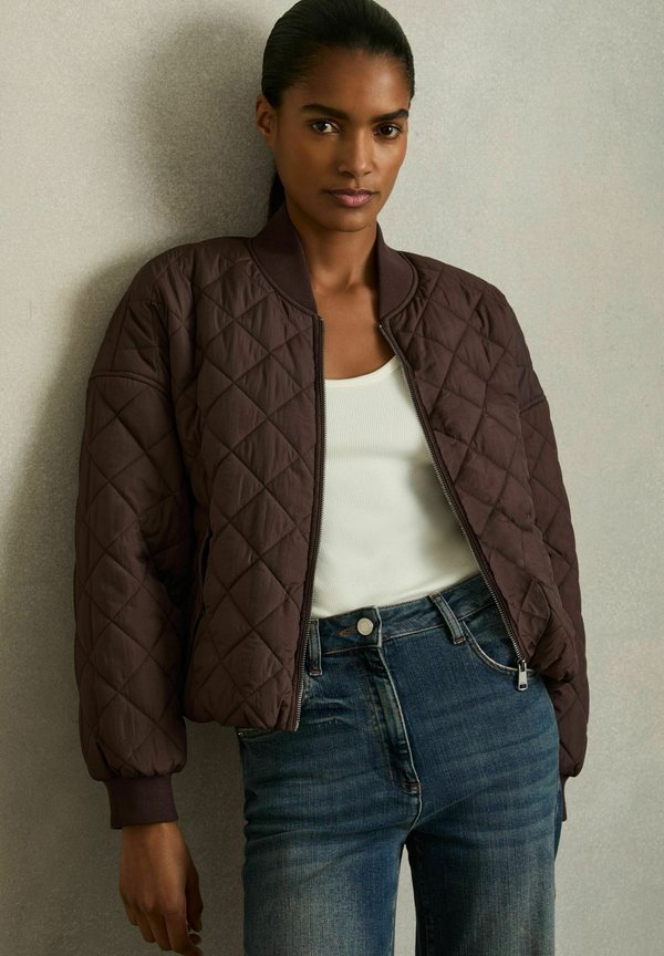 Bomberjacke - burgundy