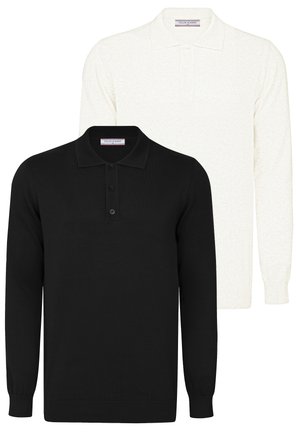 2 PACK - T-shirt à manches longues - off white