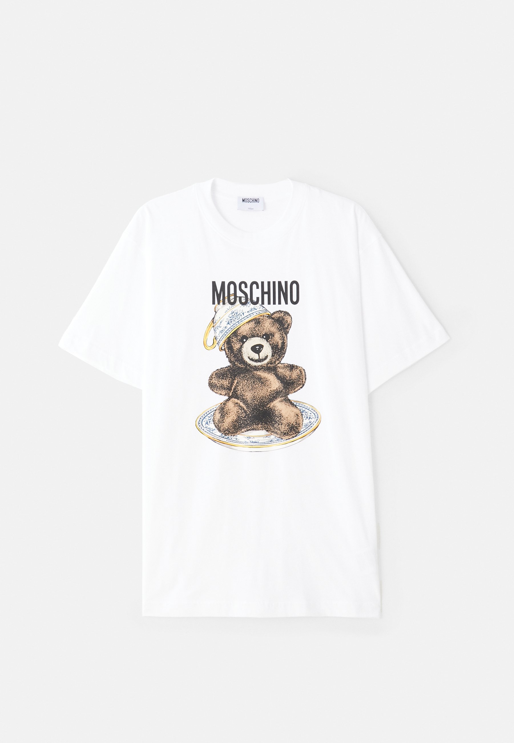 【関税込み】Moschino ベージュ Teddy Mesh Tシャツ Moschinoのベージュ Teddy Mesh Tシャツがセール中