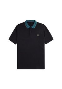 Fred Perry JACQUARD COLLAR POLO  - Polo - black