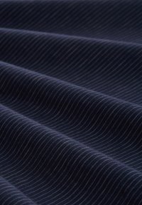 TOM TAILOR MIT LOGOPRINT - Polo - navy fine stripe