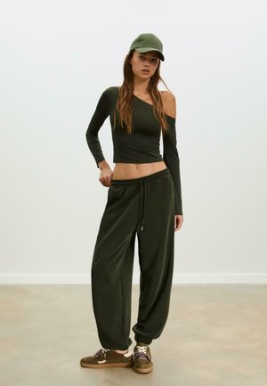 SOFT-TOUCH JOGGERS  - Pantaloni sportivi - dark green