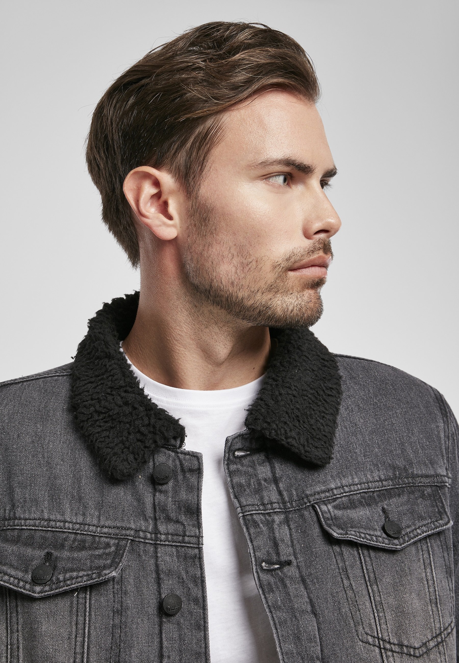 Brandit Denim jacket - black/black 