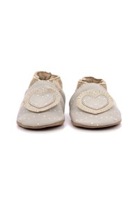 Robeez TINY HEART - Chaussons pour bébé - gris Robeez TINY HEART - Chaussons pour bébé - gris