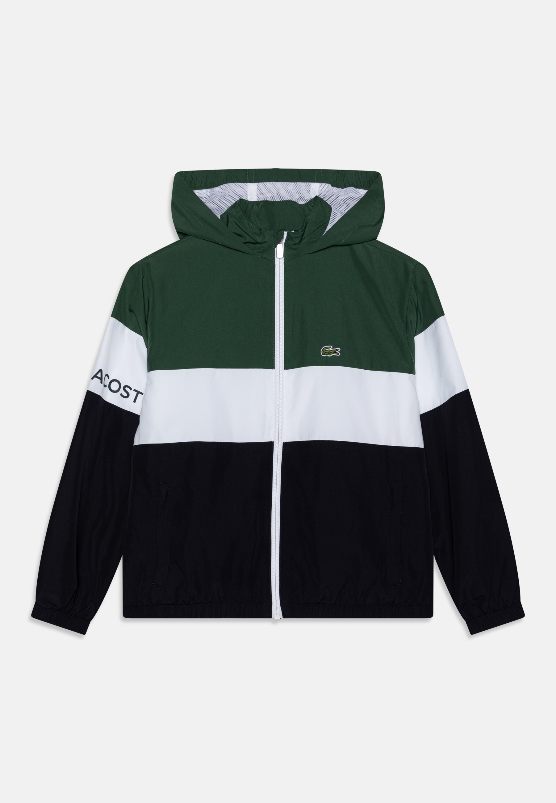 Lacoste COLOR BLOCK UNISEX Übergangsjacke sequoia/white abysm