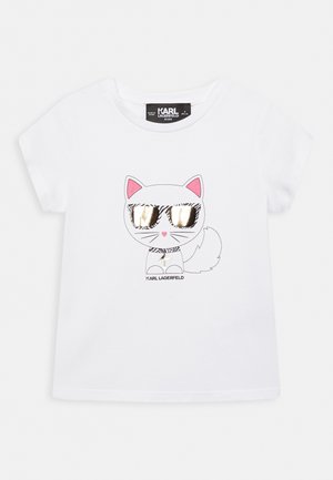SHORT SLEEVES TEE - T-shirt con stampa - white