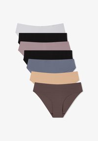 Selezionato, 2x Black, 1x White, 1x Nude, 1x Lilac, 1x Chocolate, 1x Blue