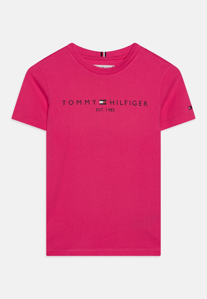 Tommy Hilfiger ESSENTIAL TEE UNISEX Tshirt print hot magenta