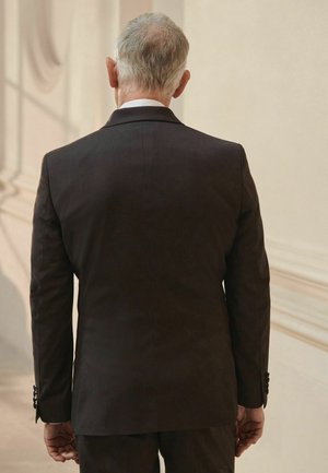 REGULAR FIT - DOUBLE BREASTED TUXEDO - Suit jacket - brown