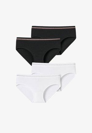 4-PACK  - Braguitas - schwarz-weiss