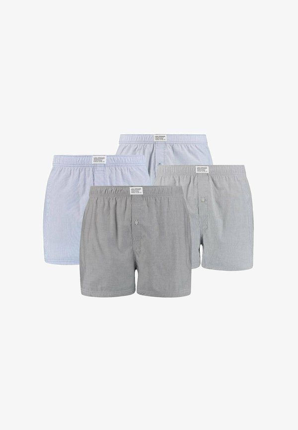4ER PACK - Boxer shorts - grau hellblau
