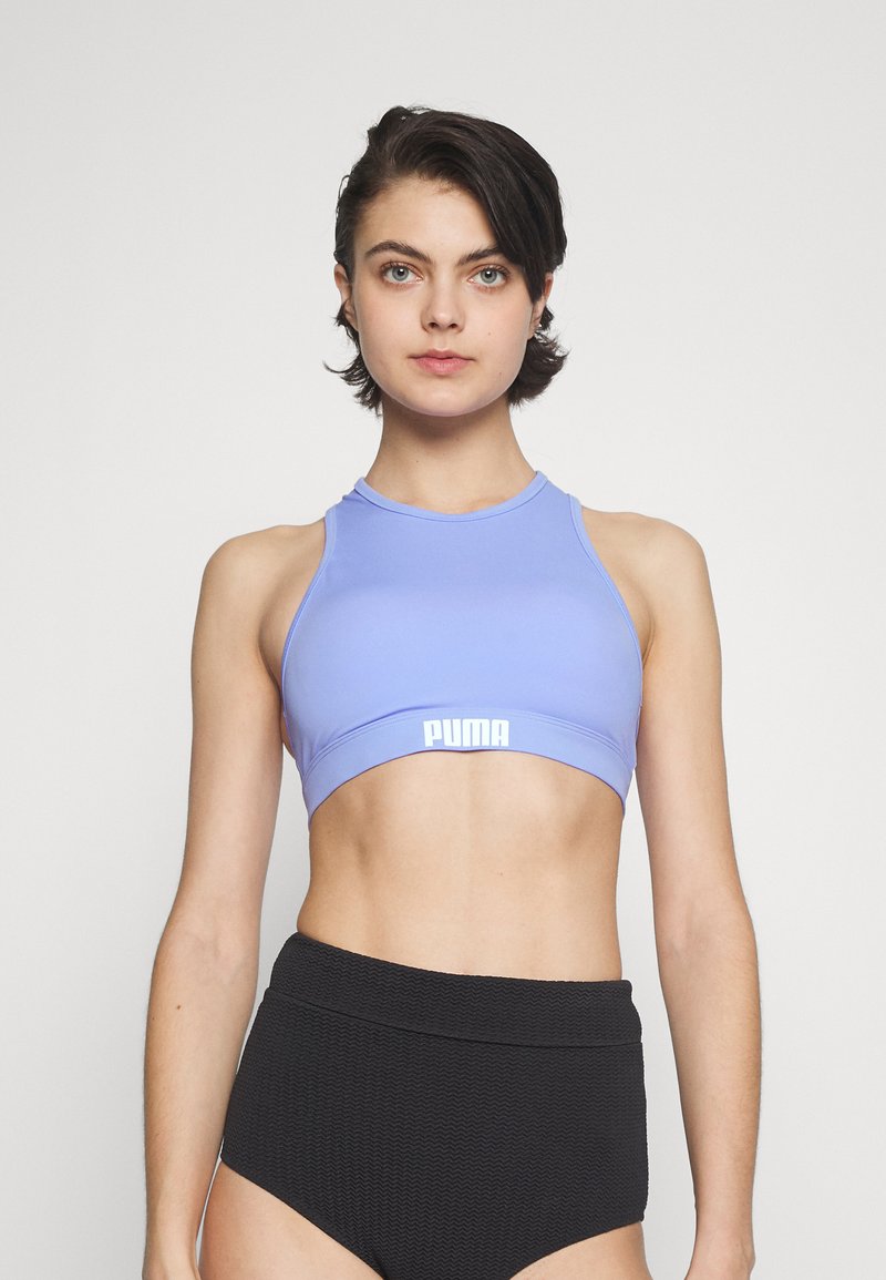 Puma - SWIM WOMEN RACERBACK SWIM - Bikini augšdaļa - elektro purple, Palielināt