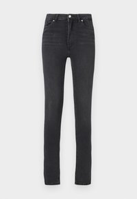 ONLBLUSH HIGH WAIST - Ļoti pieguloši džinsi - washed black