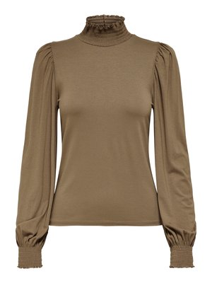 ONLY, ONLELVA  SMOCK TOP  - Camiseta de manga larga - toasted coconut