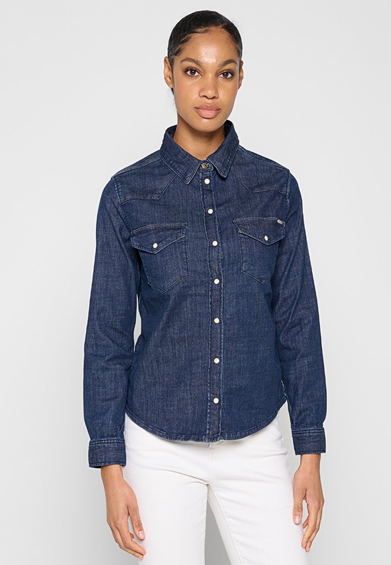 Pepe Jeans Overhemdblouse blauw