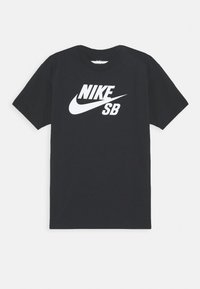 TEE LOGO - Nyomott mintás póló - black