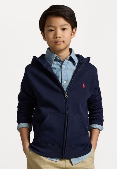 Polo Ralph Lauren COTTON BLEND FLEECE HOODIE - Sweater met rits - cruise navy