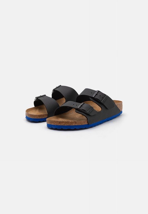 Birkenstock ARIZONA KIDS - Pantuflas - desert soil black/blue — photo 2