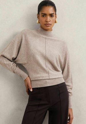 SUSIE FUNNEL-NECK BATWING - Džemper - neutral