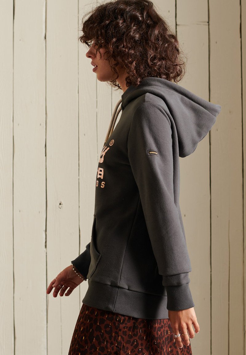 Superdry Hoodie - charcoal/grey - Zalando.co.uk