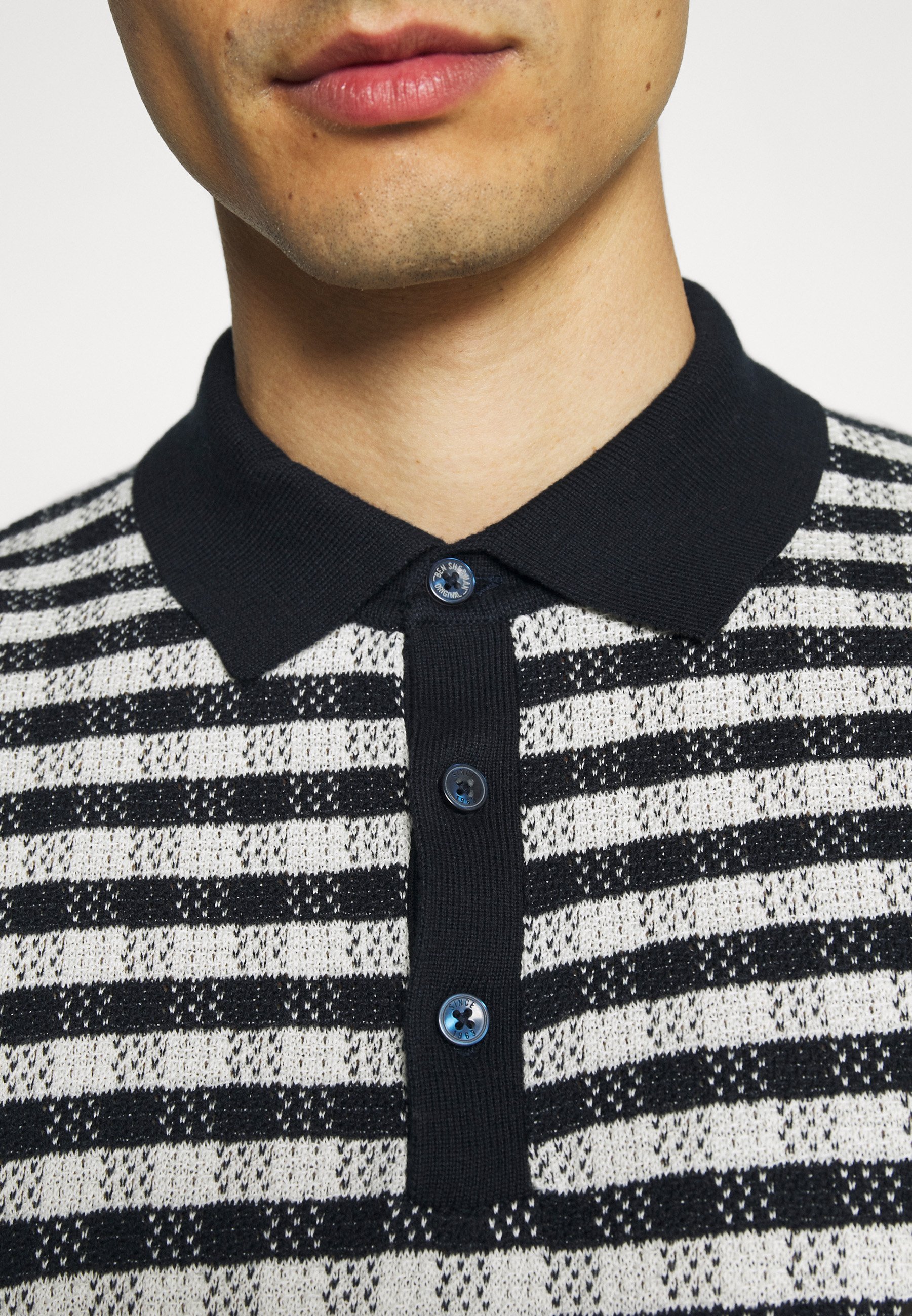 checkered polo shirt