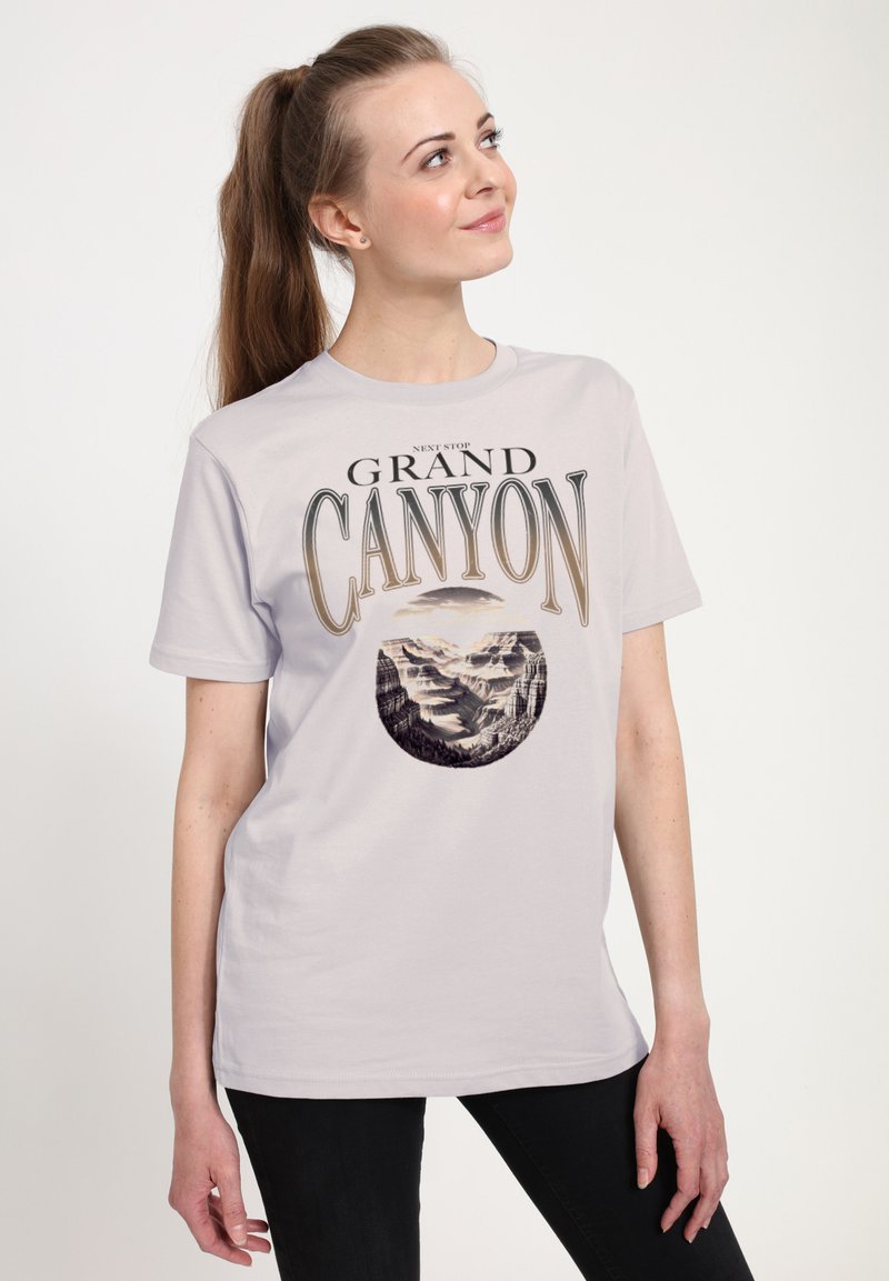 Henry Tiger NEXT STOP GRAND CANYON - Camiseta estampada - natural